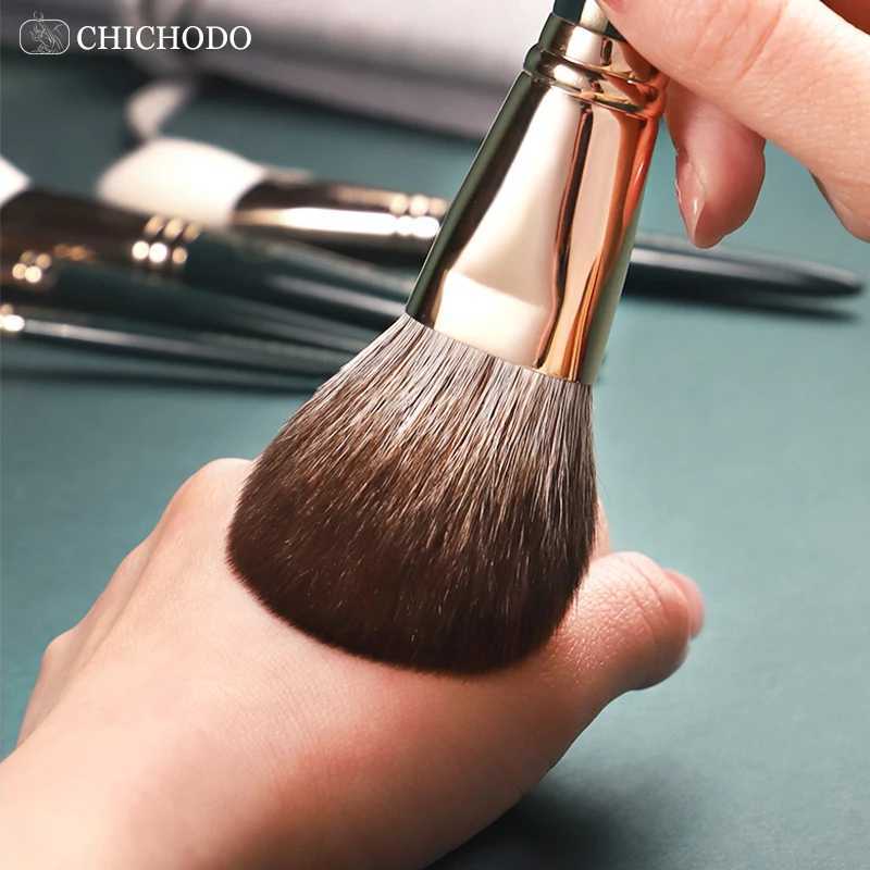 CHICHODO Makeup Brush-Green Cloud Cosmetic Brushes Series-High Quality Animal/Fiber Beauty Pens-Professional Make up Tools Y240807