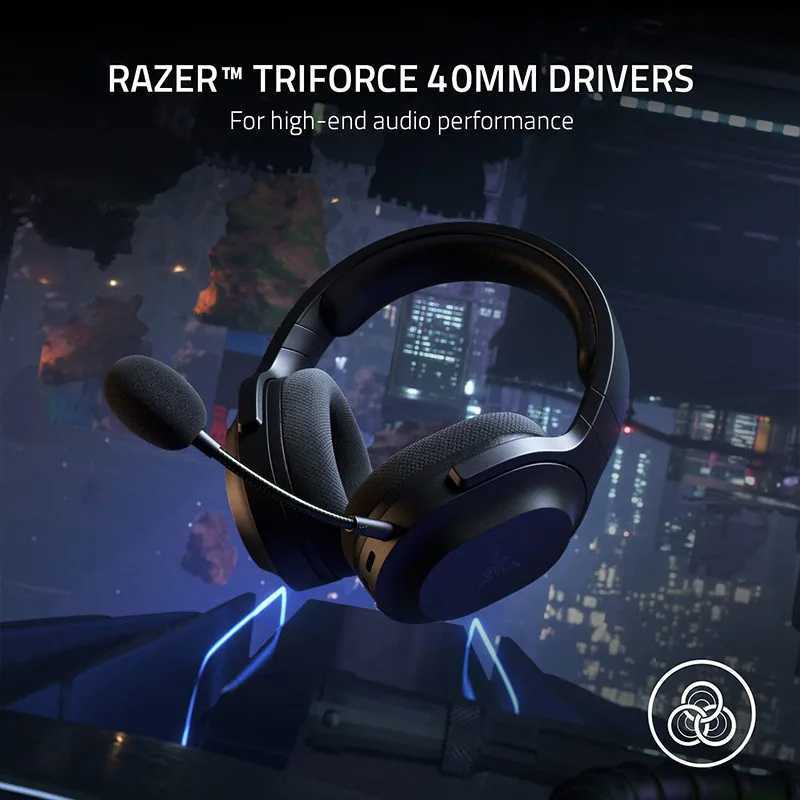 New Razer Barracuda X Wireless Gaming Mobile Headset 2022 Model - 2.4GHz Wireless + Bluetooth - Lightweight 250g - 40mm DriversCL24808
