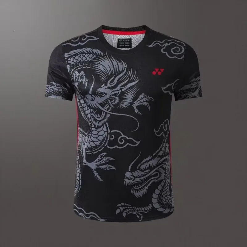 Badminton Jersey TShirts Women Men Tshirt Summer Quick Drying Tops Breathable Tees Short Sleeve Oversized Clothing 240807
