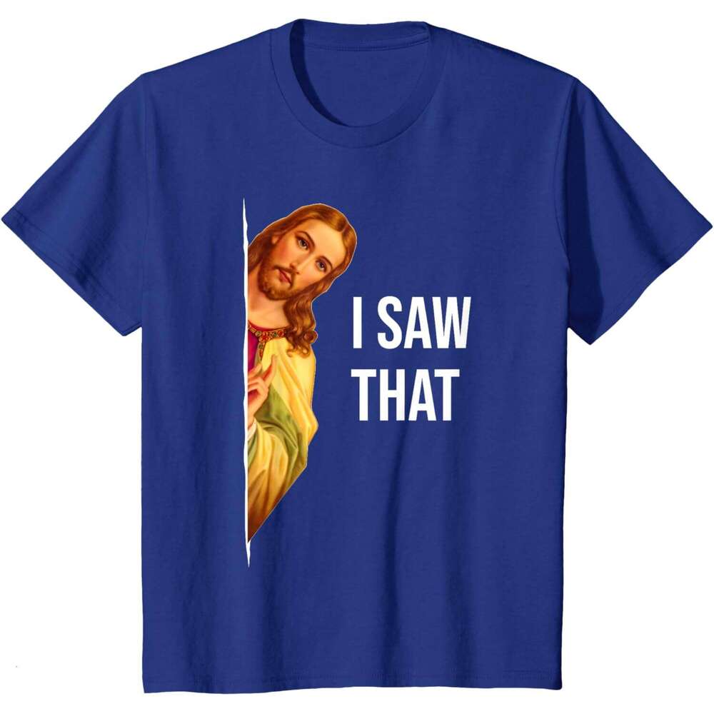 T shirt for Mens Funny Jesus Meme Quote T-Shirt Classic Fit Crew Neck Black Shirts Tshirt Graphic Tee Casual Tops Clothes Short sleeve Free shipping