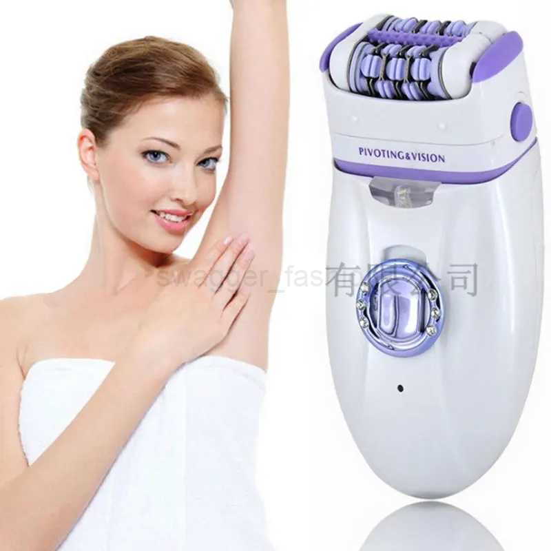 Kemei 1981 3in1 Electric Women Epilator Female Shaver Leg Body Hair Removal Lip Chin Depilatory Lady Bikini Trimmer Facial HairXJ240808