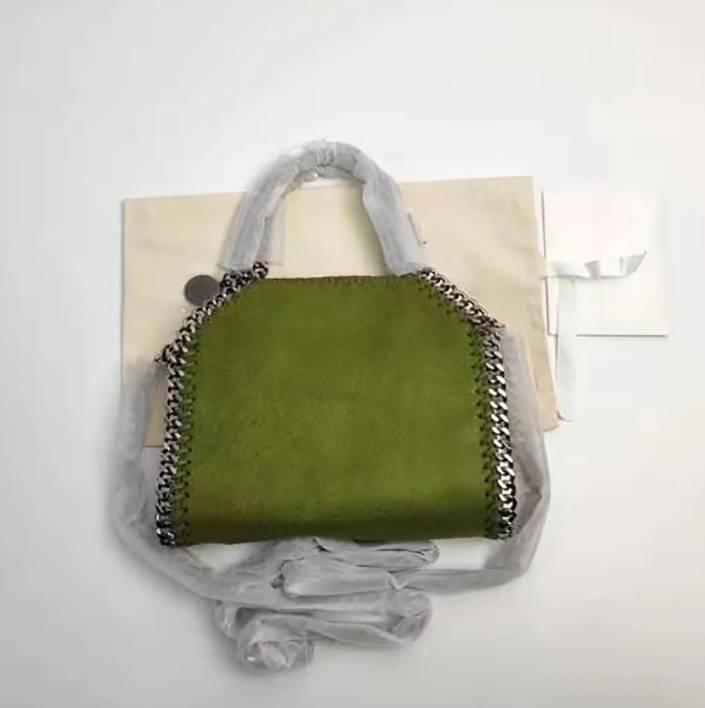 quality queen tote leather chain designer bag metal texture mini handbag purse crossbody shoulder bags party gift