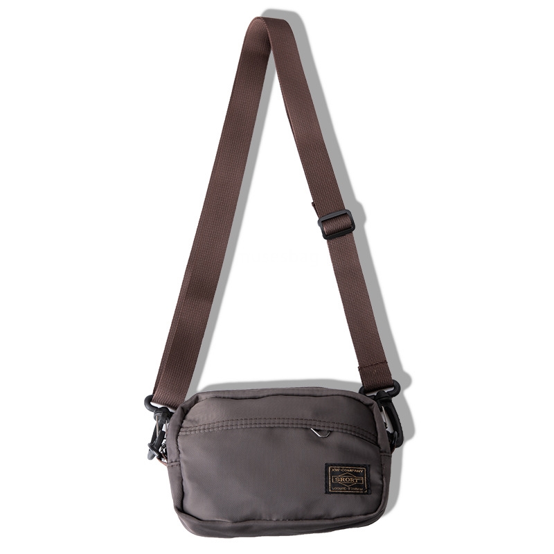 Japanese vintage men's and women's small body bag Military crossbody bag Mini phone bag Shoulder bag Oxford Cloth Hip Hop coin purse