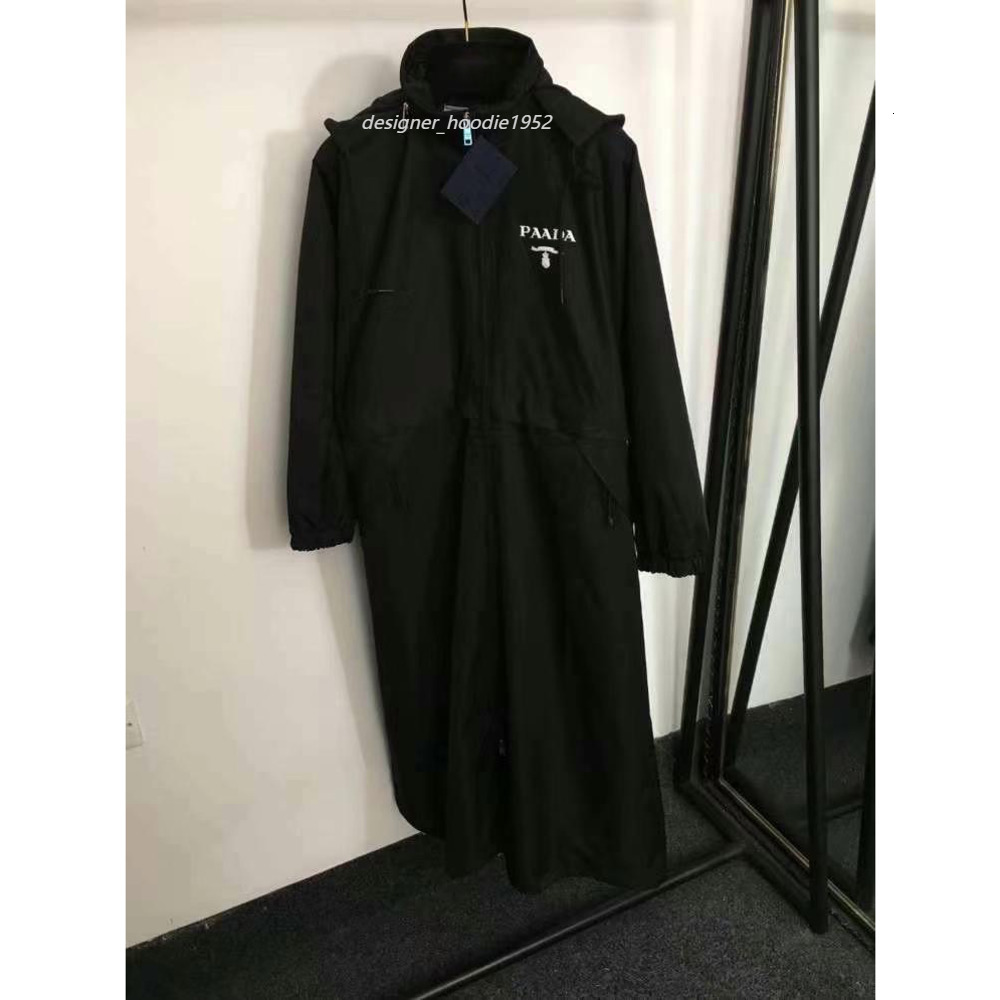 women puffer jacket designer hoodie paaaa embroidered windbreaker jacket womens outdoor sports leisure top hat can be stored long fashion cardigan coat