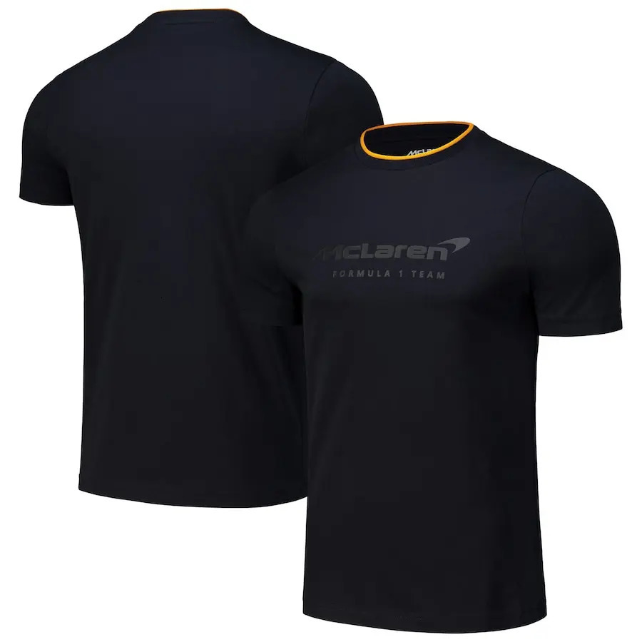 Summer Racing Tshirt McLaren Team Core Black Oversized Tee for Men Women