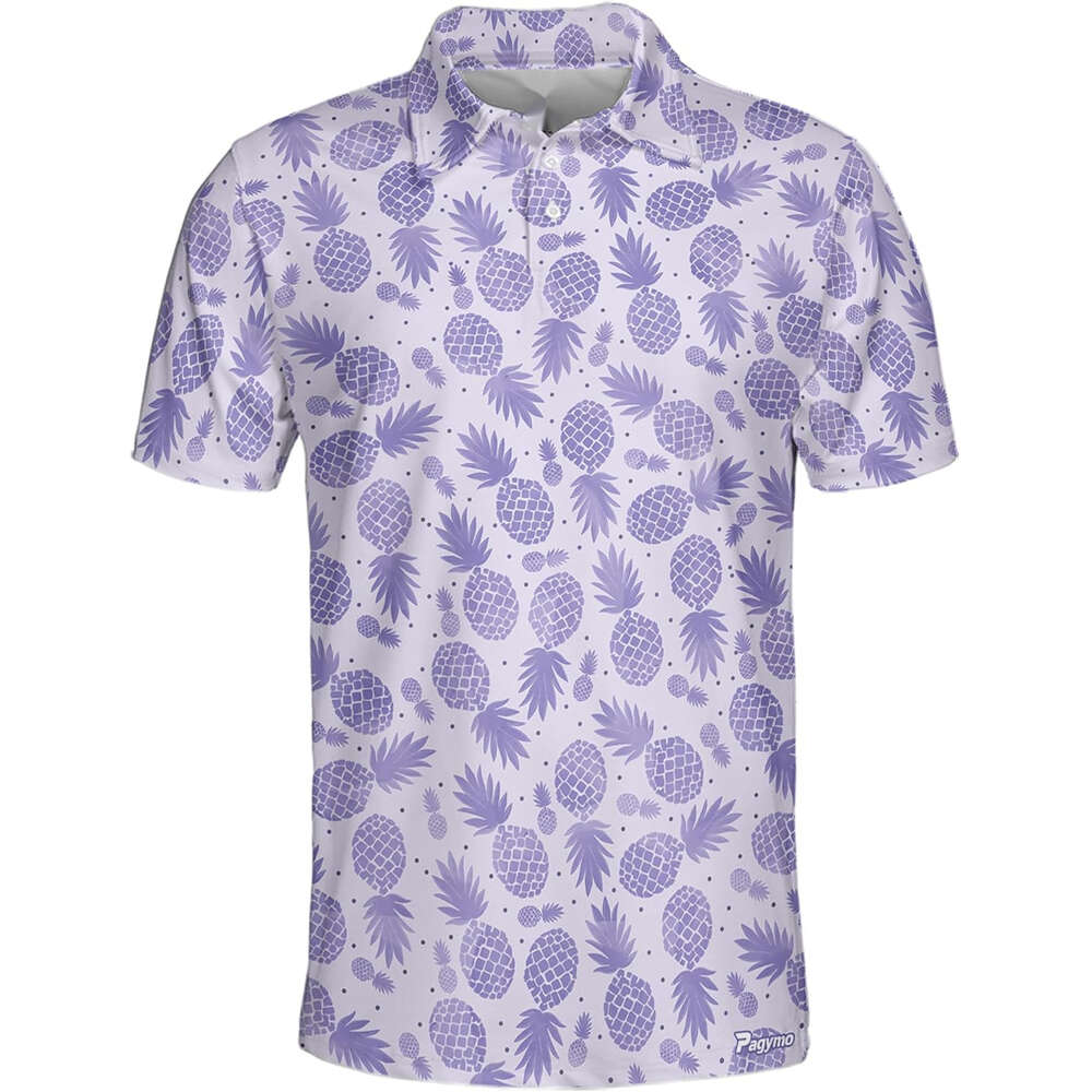 Mens Polo shirt Golf Shirts for Men Crazy Funny Sweat absorption Print Hawaiian Mens Polos shirts tshirt Casual tops summer clothes Short sleeve