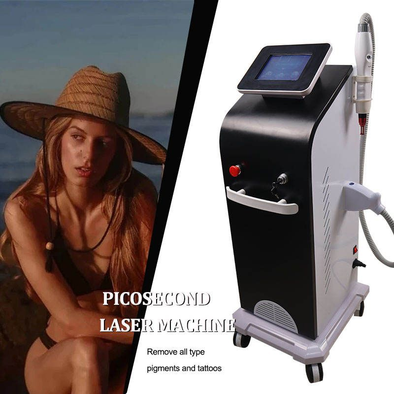 Vertical Pico Laser Reduce Pigment Tattoo Removal Skin Rejuvenation Non-Invasive Picosecond Dark Spot Remover ND YAG Laser Machine