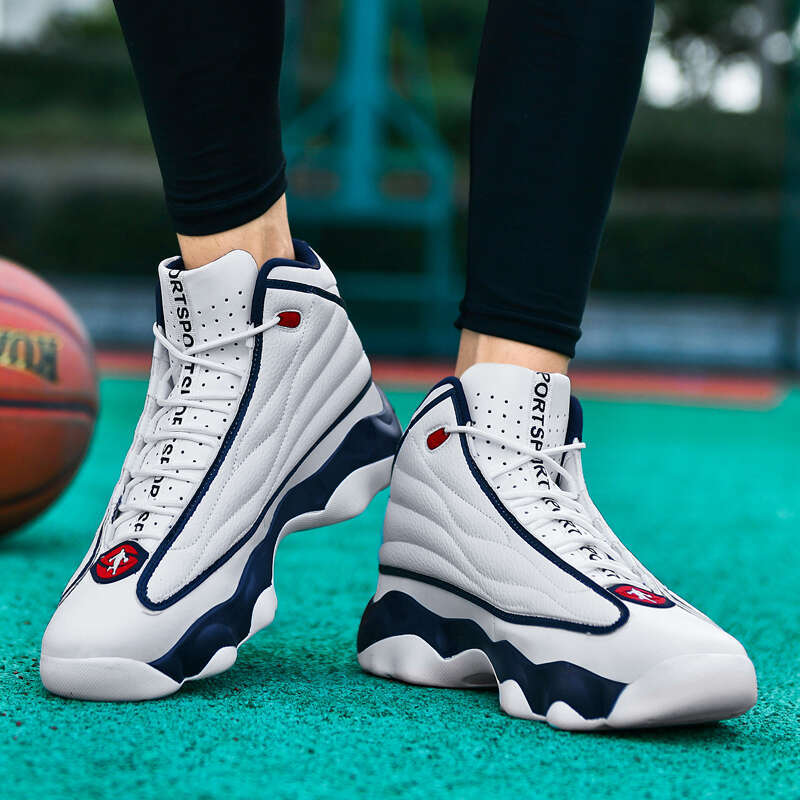Original Design Men's Indoor Basketball Shoes: Durable & Slip-Resistant Athletic Trainers with Anti-Slip Technology, for Comfort and Style 36-45
