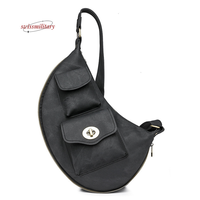 Large capacity women's bag PU bag new European and American women's bag women's waist bag chest bag H88#41 ddmy bd6e