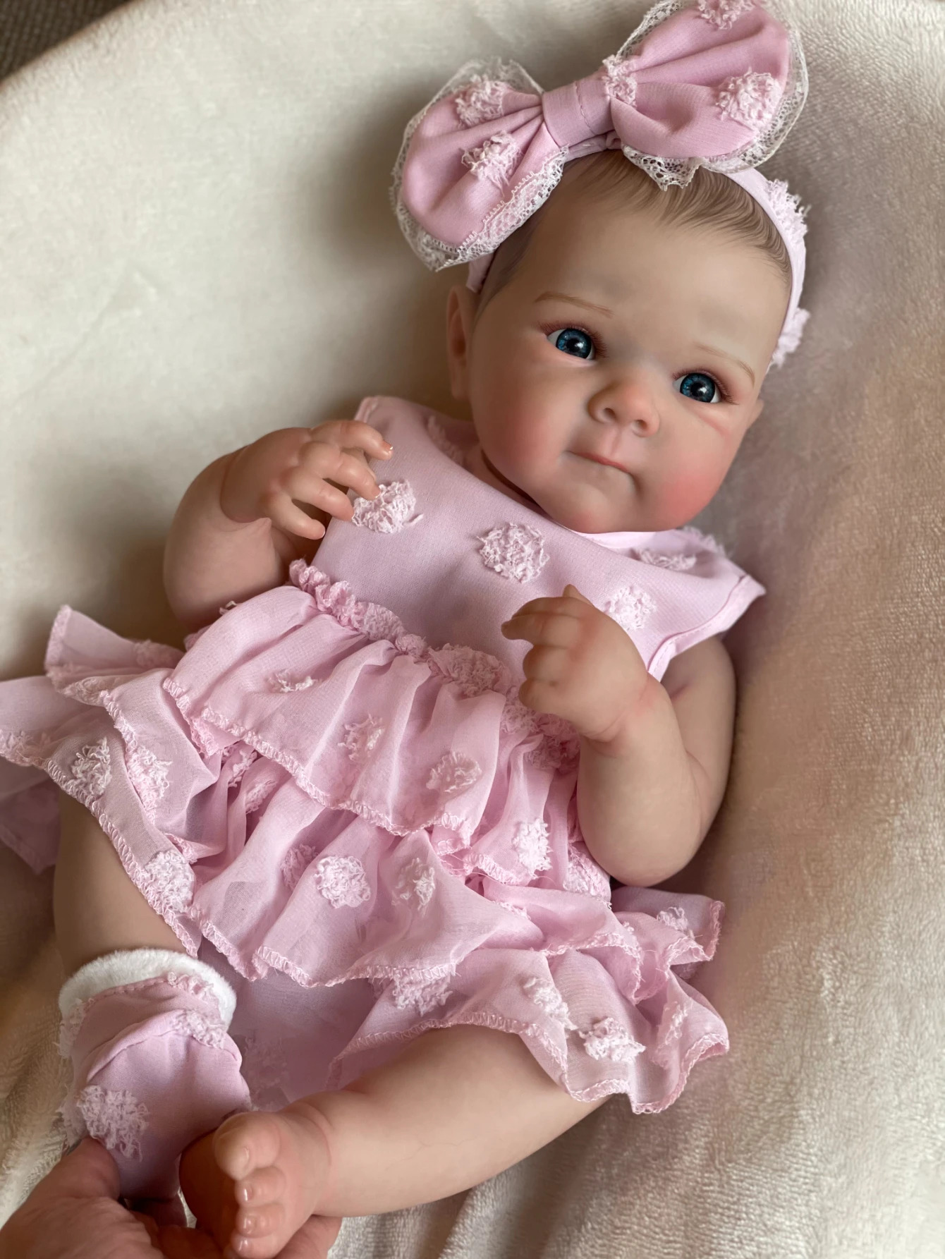 18 Inch Bettie Full Body Soft Silicone Girl Reborn Baby Doll With Painted Lifelike Hair Bebe Reborn Toys 240806