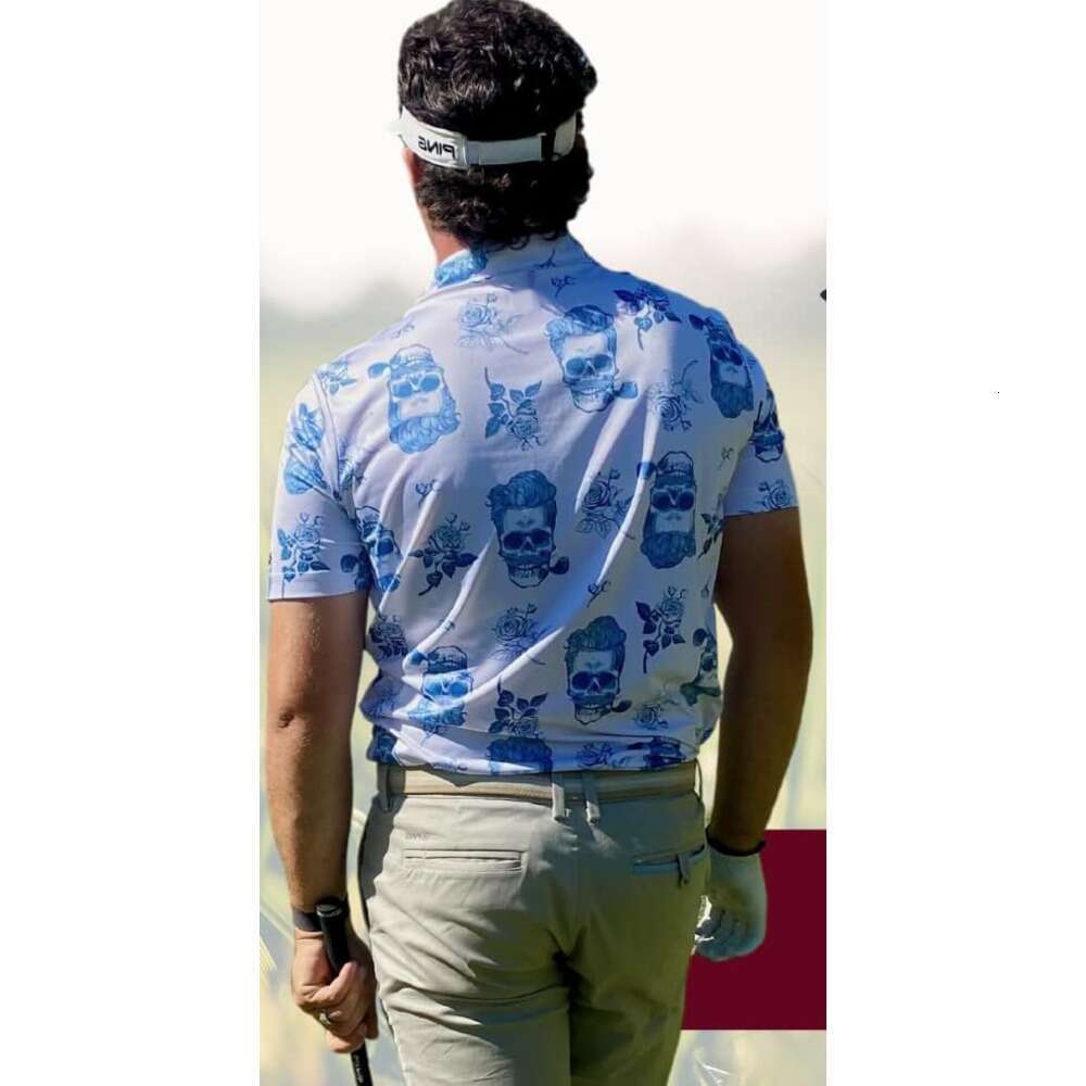 Fashion Mens Polo shirt Polo Shirt Golf Tennis Pickleball - Performance Stretch Fabric Polos shirts tshirt Casual tops summer clothes Short sleeve Fre