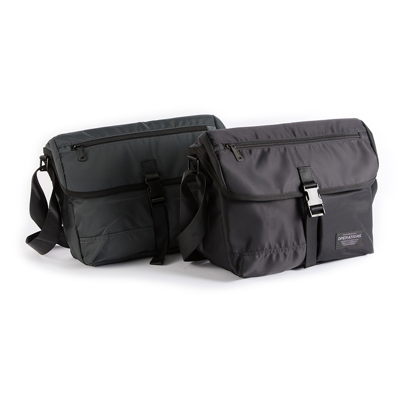 Korean casual men's shoulder bag Oxford cloth personality sports messenger bag Trend fashion youth commuter crossbody bag