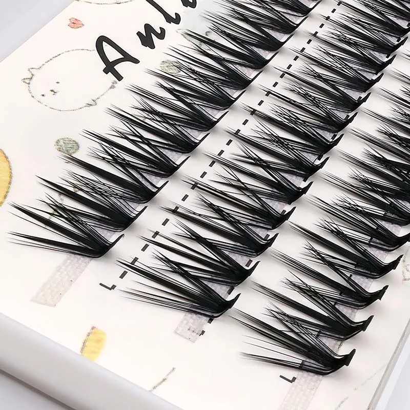 Natural Mink Eyelash Extensions New 10D/20D/30D/40D L Curl Lashes Cluster Individual Lashes Makeup Tools False Eyelashes CiliosM240806