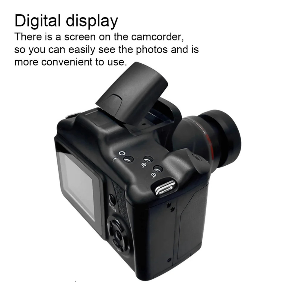 A battery powered long zoom digital camera with a 24inch screen and wideangle lens suitable for beginners professional pographers 240805
