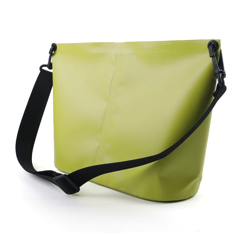 Waterproof swimming bag with zipper PVC diving shoulder highcapacity portable multifunctional outdoor sports storage 240808