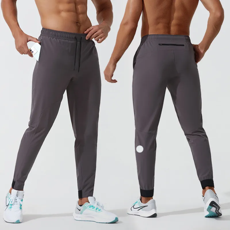 Men's Jogger Long Pants Sport Yoga Outfit Quick Dry Drawstring Gym Pockets Sweatpants Trousers Mens Casual Waist fitness school Speed Up Shorts Tennis jump Ninth