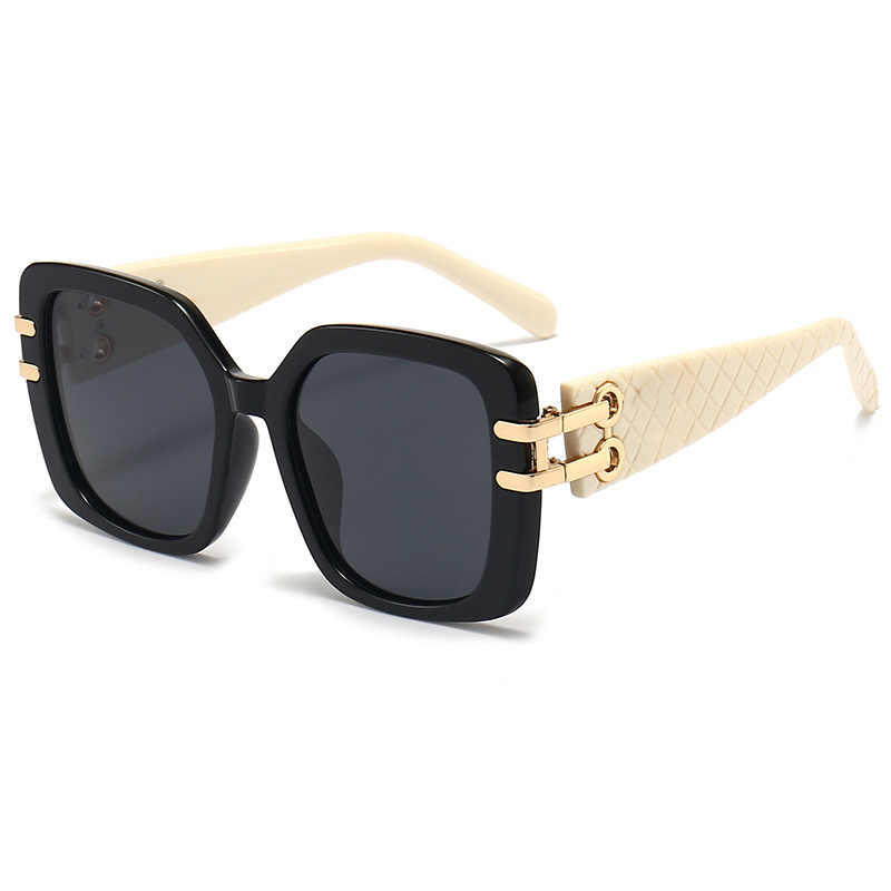 With Box Set Brand Square Sunglasses 2024 Women Fashion Trends Luxury Designer Cat Eye Oversized Sunglasses Female Gradient Eyewear Oculos