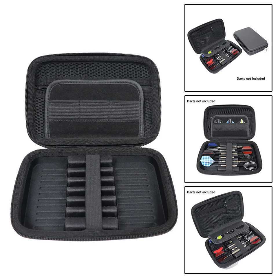 EVA Darts Bag Organizer Tip Holder Shafts Carrying Cases Accessory Carry Pouch Carrying Cases With Mesh Pockets Games Accessorie Y240807