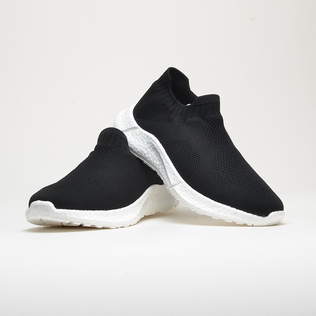 TREEPERI Lite Slip-on Lightweight Running shoes women Pink Triple White Sneakers men Black White Grey Trainers mens womens fashion sports sock shoes