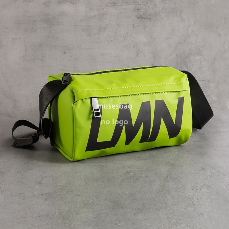 Japan and South Korea fashion waterproof shoulder bag men and women color ins trend crossbody bag personality bucket bag leisure commuting bag