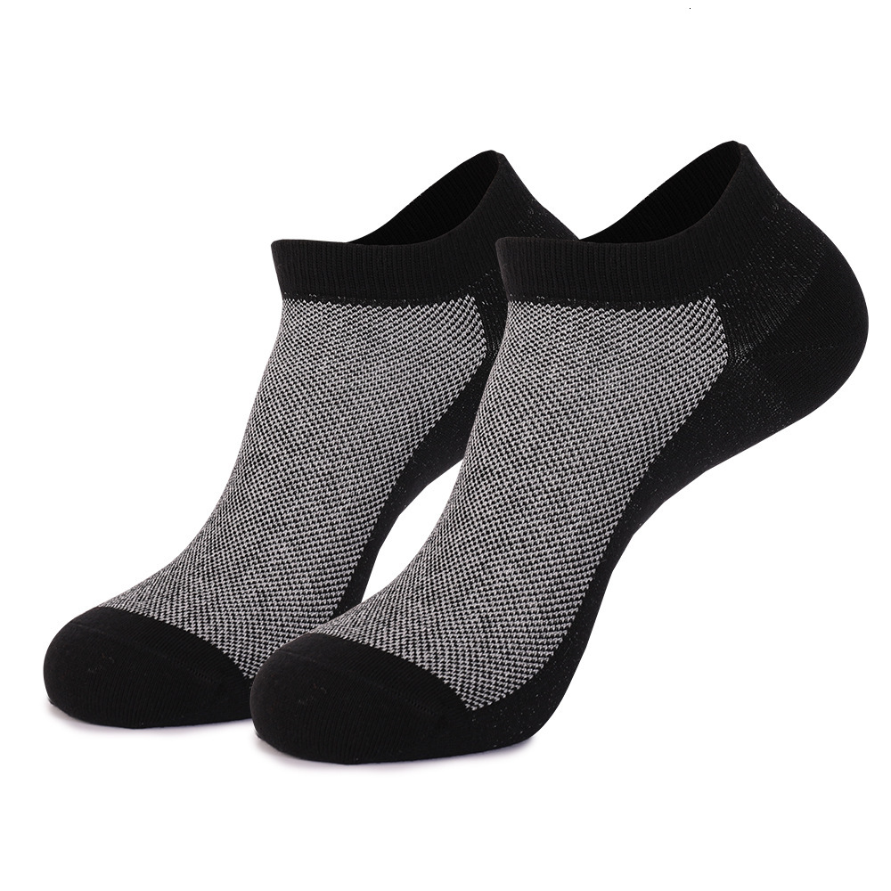 Spring summer short boat pure cotton sports men's plus size socks, sweat absorbing and breathable invisible socks dongdumaoyi