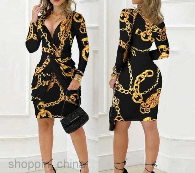 Casual Dresses Summer Dress for Women cross hanging neck geometric printing waist fitting party dress Polyester Sleeveless halter Slim Ladies Bodycon 