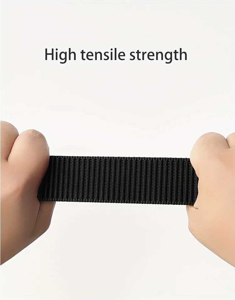 Metal mens belt nylon breathable belt mens denim design belt outdoor tactical belt military gift belt W240807