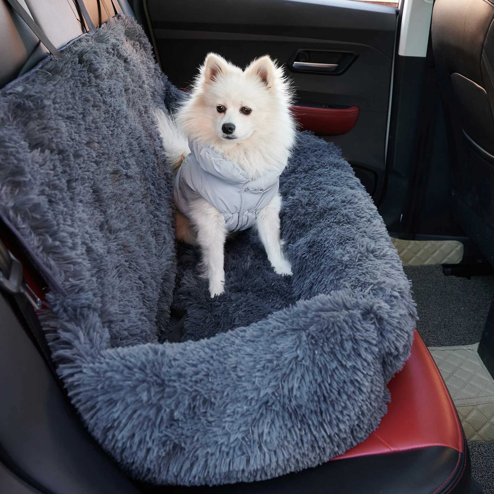 Dog Car Seat Covers Dog Travel Multi-Functional Seat Kennel Portable Travel Bed Pets SUV Seat Carrier Bed Comfortable Dogs Car Seat Q250430