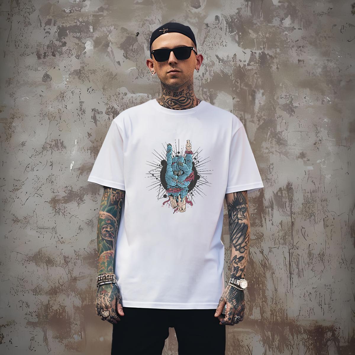 Designer Man T Shirts hand Breathable Crew Neck Daily Outfit Anime 230g Pure Cotton Couples T Shirts Wholesale Top Tees