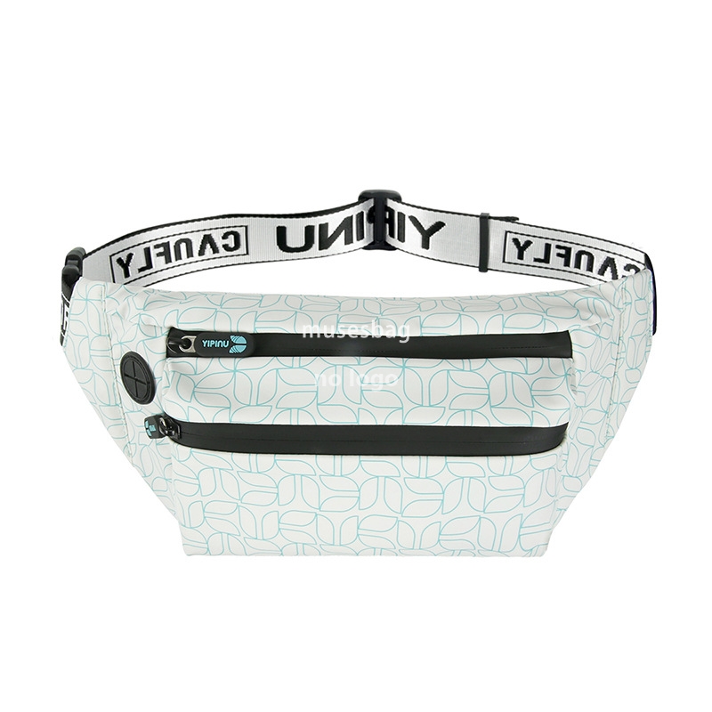 New high quality fashion brand men's crossbody bag waterproof multi-layer fashion women's crossbody bag travel hiking Fanny pack