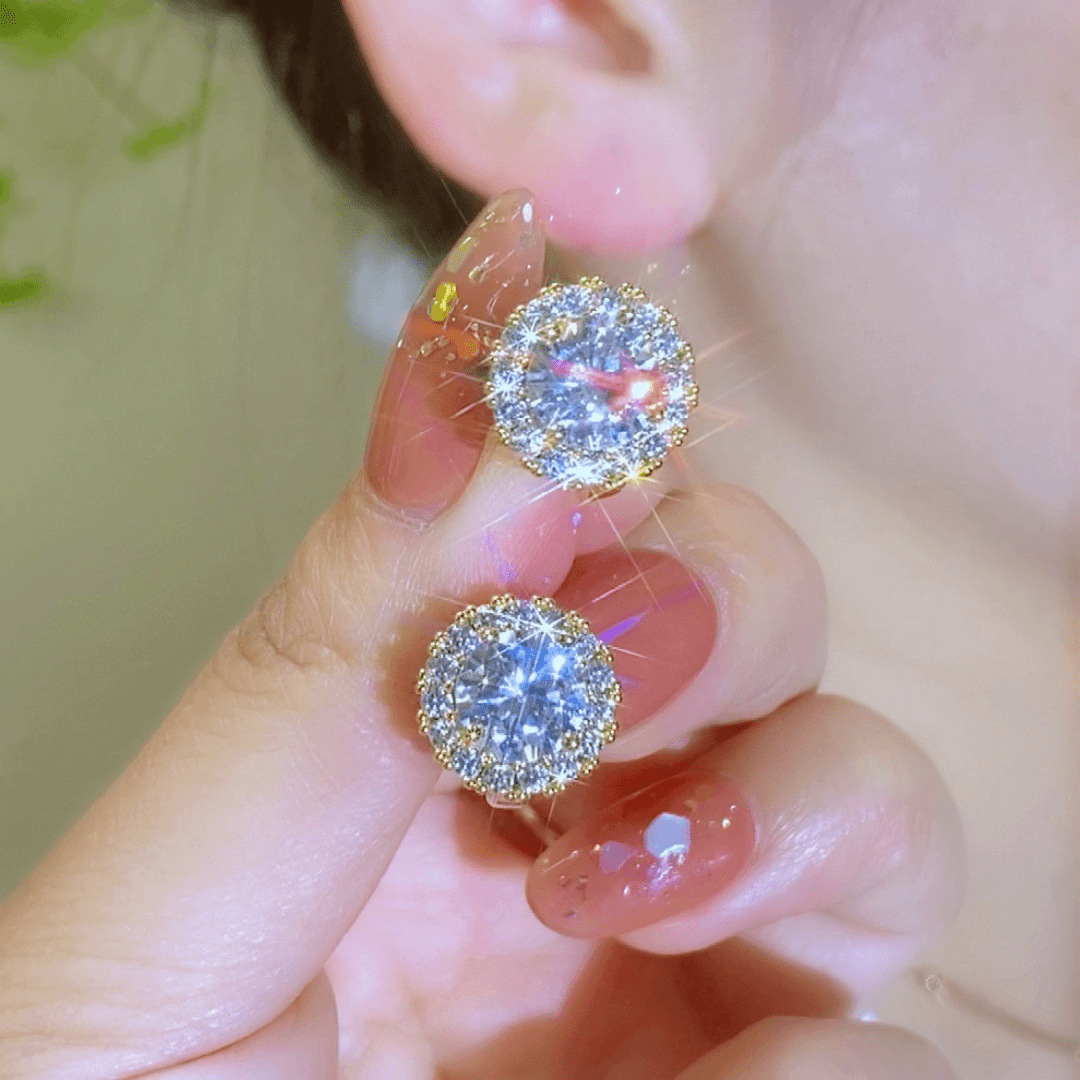 2024 Sparkg Amethyst & Moissanite Eternity Clip Earrings | Sterg Sier