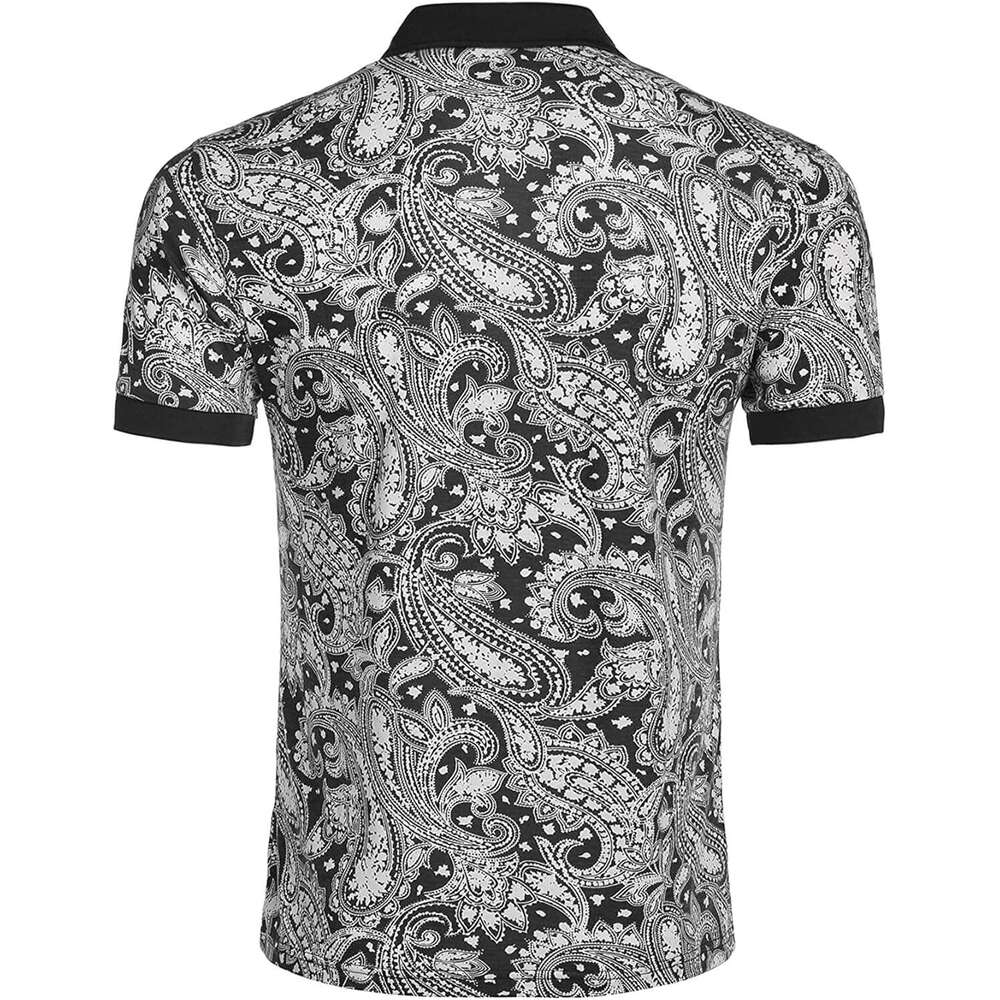 Fashion Mens Polo shirt fashion Graphic Print Short Collared Athletic Performance Golf Shirts Polos shirts tshirt Casual tops summer clothes