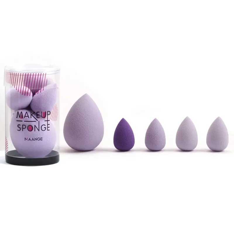 5Pcs Makeup Sponge Set Blender Makeup Tools Beauty Cosmetics Puff Face Foundation Blending for Liquid Cream and Powder New Y240807