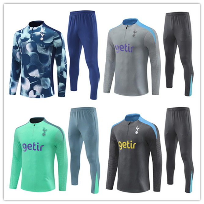 2024 spurs soccer training suit DELE SON Soccer Jerseys HAM BALE KANE HOJBJERG BERGWIJN LO CELSO 24 25 men kids kit shirts Long sleeve tracksuit chanda