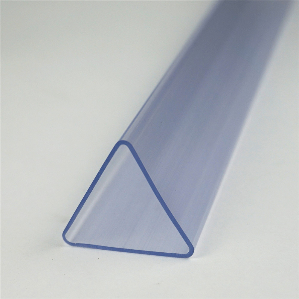 Triangle tube, PVC plastic special-shaped tube, IC electrical packaging tube, transparent tube, plastic tube, decorative tube