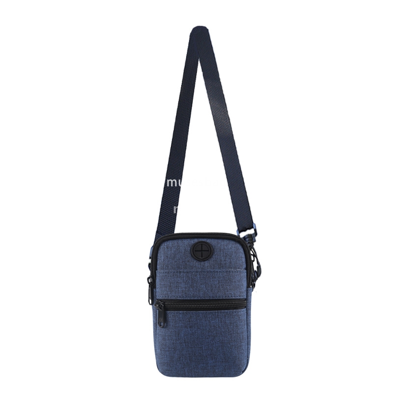 Men's multi-functional pocket change bag waterproof single shoulder crossbody phone bag