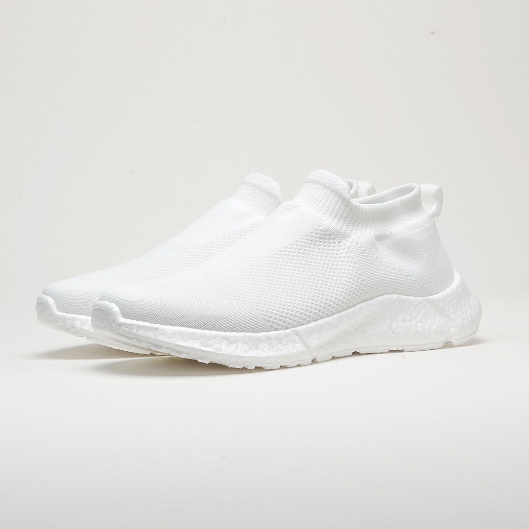 TREEPERI Lite Slip-on Lightweight Running shoes women Pink Triple White Sneakers men Black White Grey Trainers mens womens fashion sports sock shoes