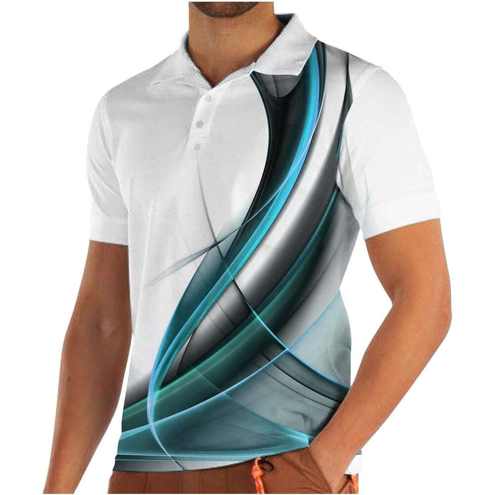 Fashion Mens Polo shirt Golf Tops Summer Regular Fit Athletic Blouse Casual Classic Collared Short Polos shirts tshirt tops summer clothes