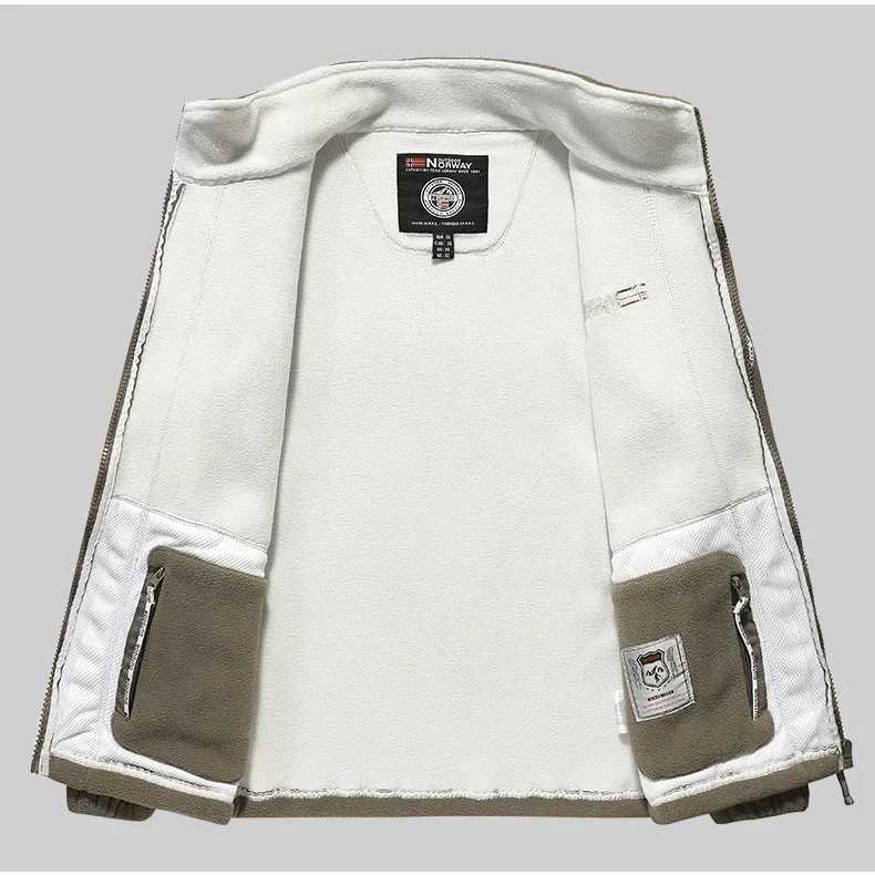 Men's Down Parkas Winter thick mens wool jacket hooded casual outdoor polar cold protective jacket warm Norwegian polar jacket plus jacket Q24080