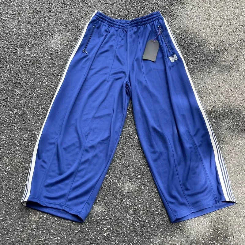 Green Embroidery Jogger Pants | Striped Drawstring Casual Straight