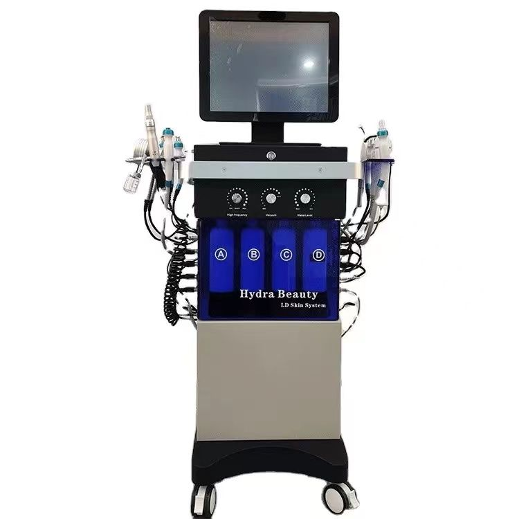 Multifunction 14 in 1 Facial Care Machine Hydra Dermabrasion Machine Skin Facial Cleaning Equipment Salon Hydro microdermabrasion facial Machine