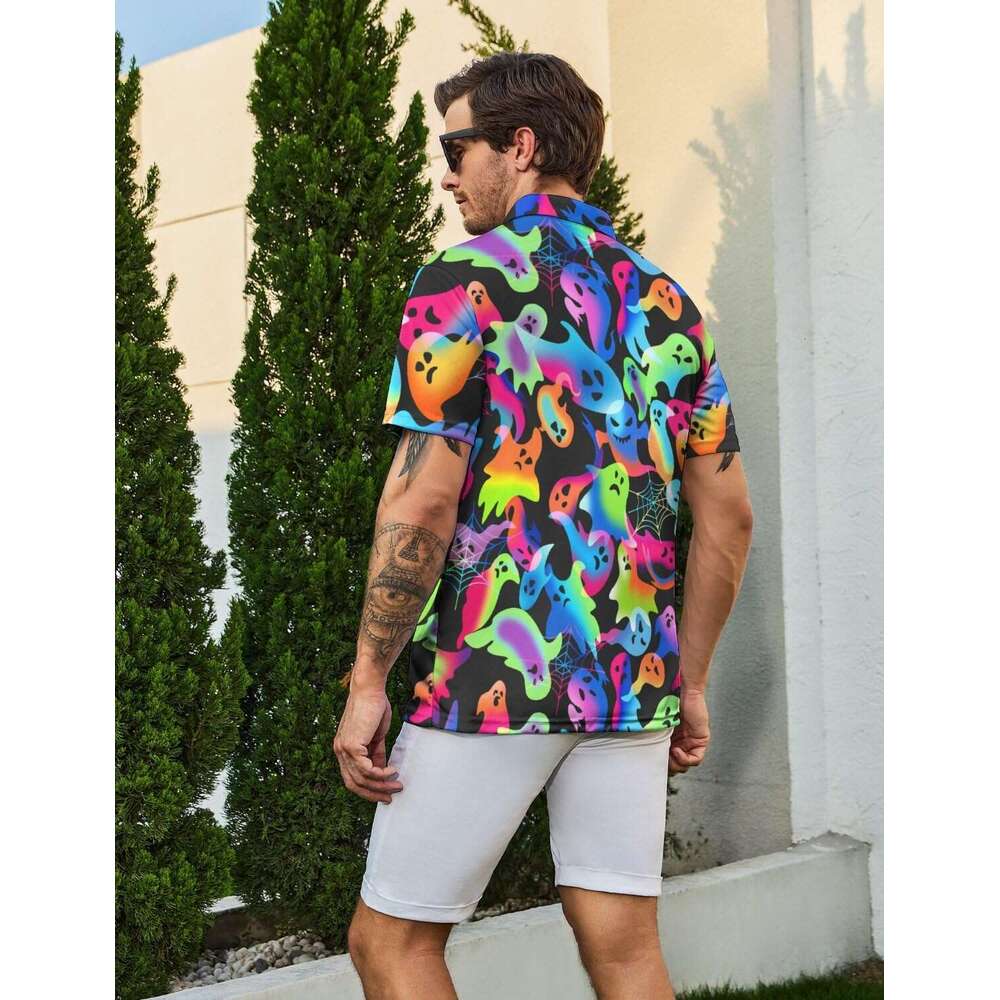 Fashion Mens Polo shirt for Funny Duck Quick Dry Golf Shirts Short Summer Casual Men Tops Tennis Shirt Polos shirts tshirt tops summer clothes