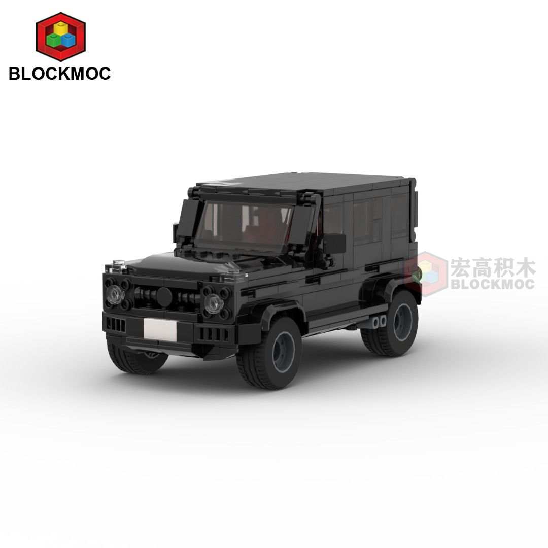 MOC Benz G63 Vehicle Speed Champion Racer Building Blocks Racing Super Technique Car Creative Garage DIY Set Toy City Car, 2024 Version dh910320090