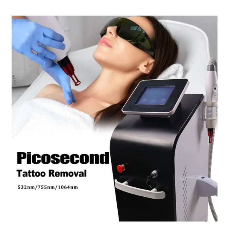 Vertical Pico Laser Reduce Pigment Tattoo Removal Skin Rejuvenation Non-Invasive Picosecond Dark Spot Remover ND YAG Laser Machine