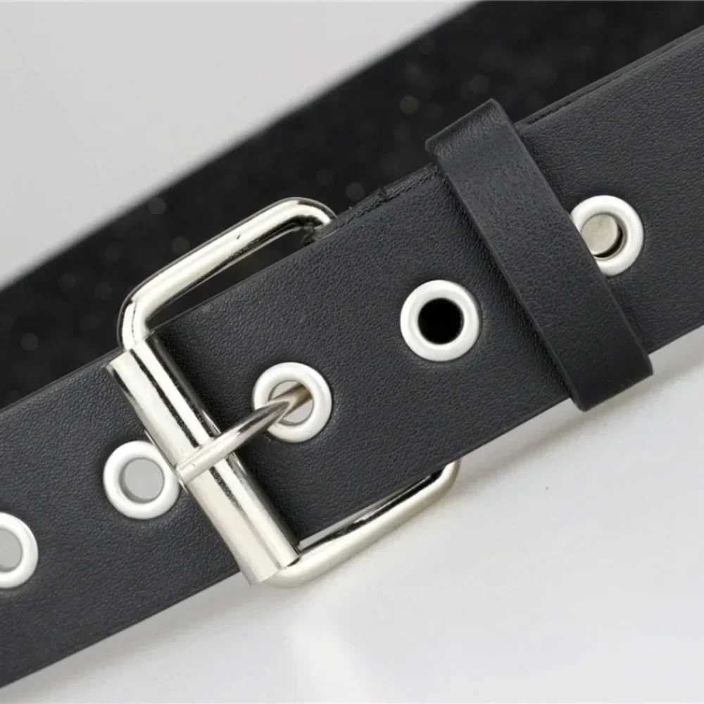 2024 New Square Bead Rivet with Metal Pyramid Belt Mens and Womens Punk Hardware Jeans with Y2K Belt Designer Belt Womens Belt W2405426807