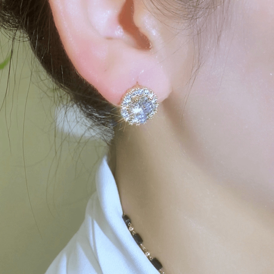 2024 Sparkg Amethyst & Moissanite Eternity Clip Earrings | Sterg Sier