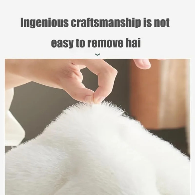 Plush Faux Rabbit Fur Area Rug Soft Bubble Velvet Floor Mat Bedroom Bedside Rugs Living Room Fluffy Carpet Home Decor 0802 H260226