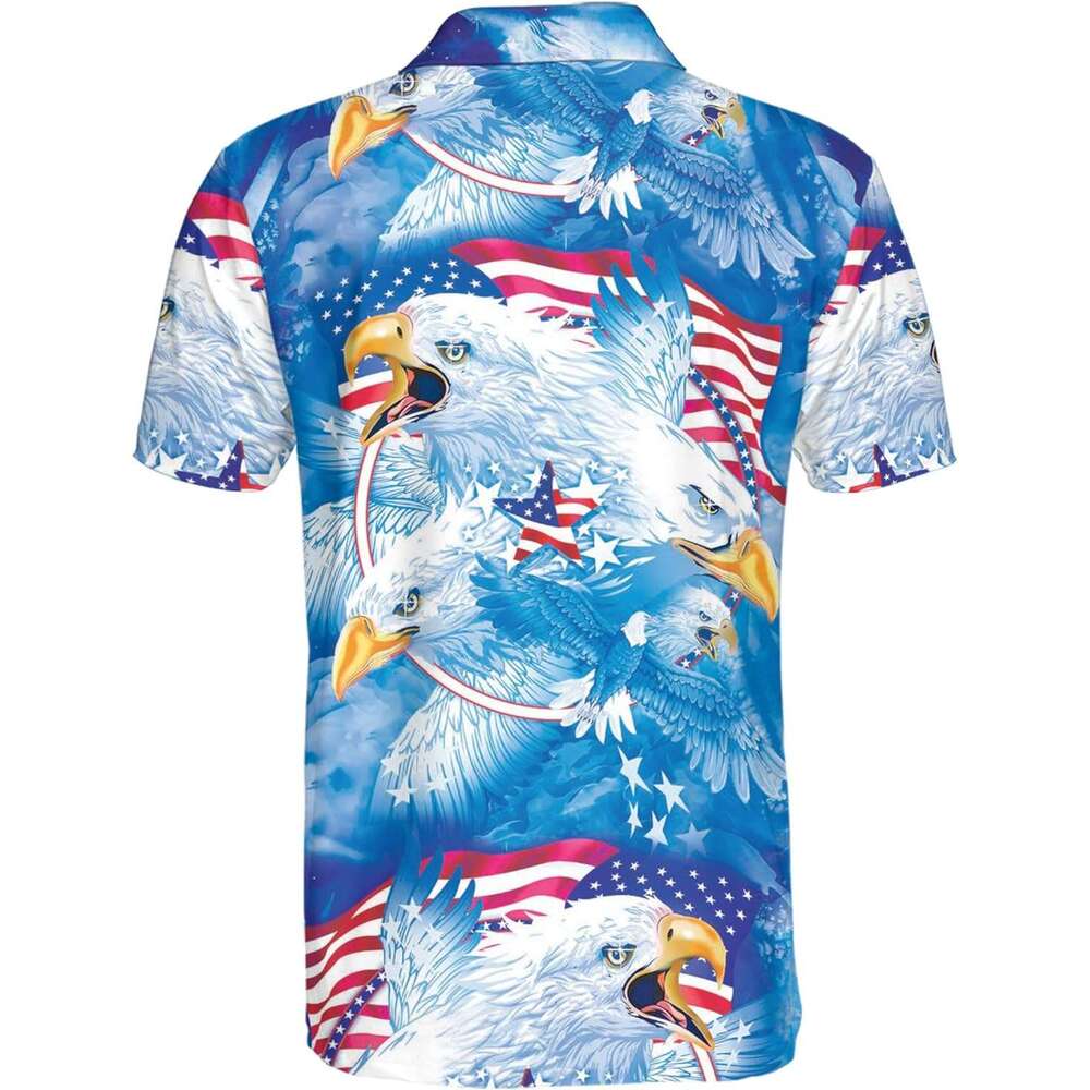 Fashion Mens Polo shirt Golf Shirts for Men Hawaiian Funny Crazy Print Mens fashion Polos shirts tshirt Casual tops summer clothes Short sleeve Free s