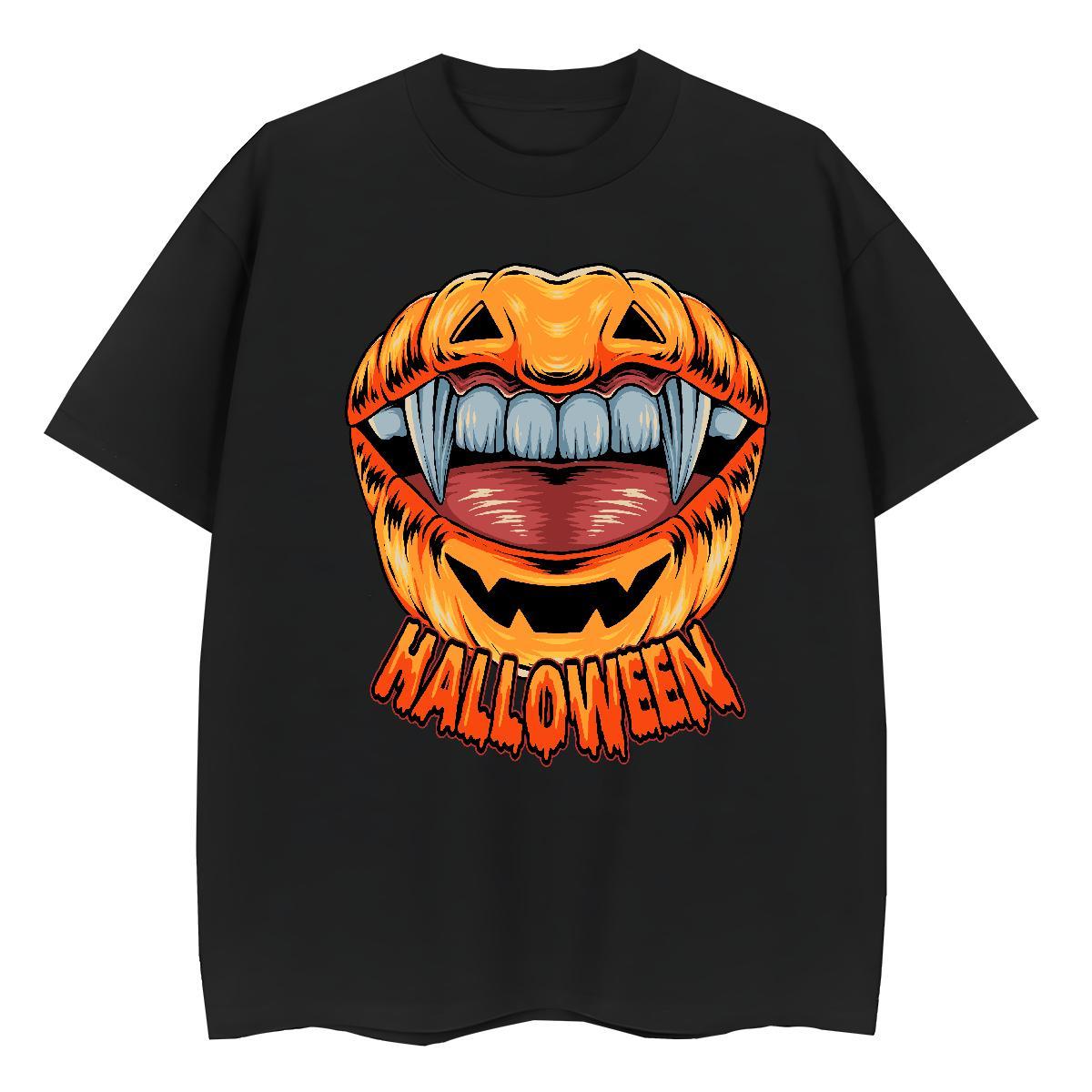High Quality Men T Shirts halloween Pure Cotton Street Casual Plus Size Custom 100% Cotton 230g Couples T Shirts Factory Direct Tops Shirt