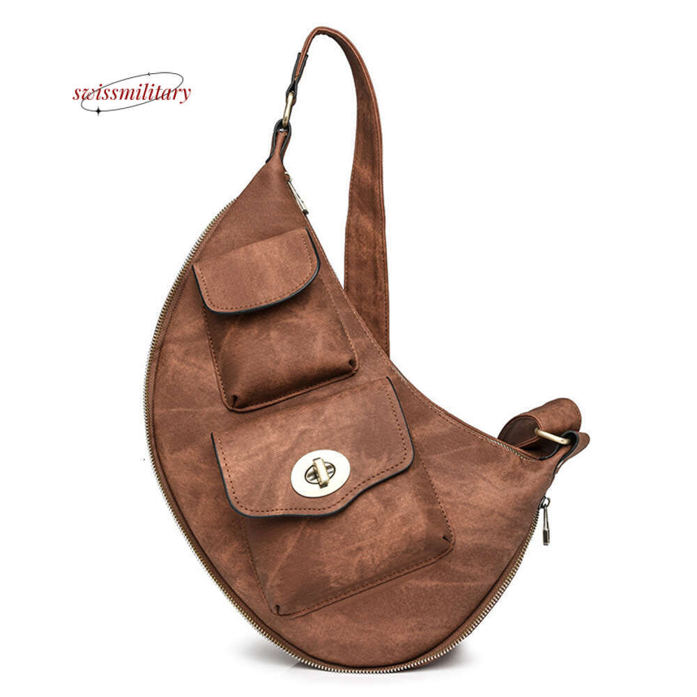 Large capacity women's bag PU bag new European and American women's bag women's waist bag chest bag H88#41 ddmy bd6e